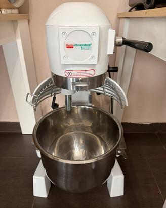 Planetaria 20 litri con 3 ganci inox COME NUOVA
