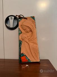 Formella in Terracotta Madonna con Bambino 1991