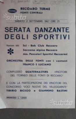 1969 Terme di Recoaro Serata danzante Fonti Centra