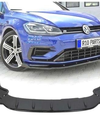 SPOILER LIP VOLKSWAGEN VW GOLF 7.5 R20 NERO LUCIDO