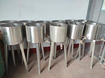 Vasca acciaio separatore olio