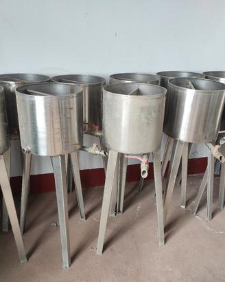 Vasca acciaio separatore olio