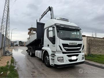 Stralis 460 e5 gru e ribaltabile mt 6.12 2013