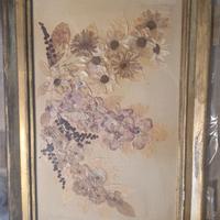 Quadro con fiori secchi