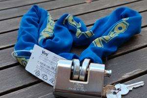 Catena antifurto 10 mm + Lucchetto VIRO PANZER Art