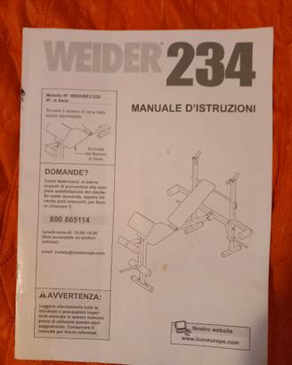Panca Weider 234