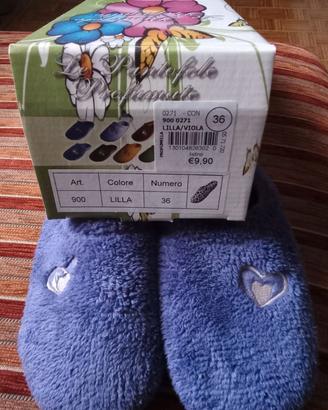 Morbide pantofole profumate