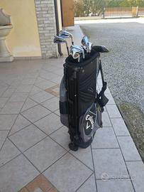 Mazze da golf con sacca callaway 