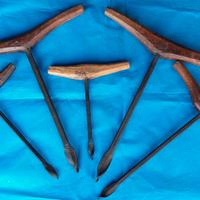 Trivelle grandi in ferro battuto primi del '900