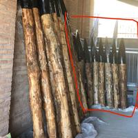Pali per palificata in castagno