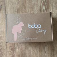Fascia porta bebè.Boba wrap grigio.3,2-16kg. 0-18