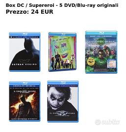Box DC / Supereroi - 5 DVD/Blu-ray originali