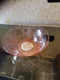 Insalatiera in vetro colorato