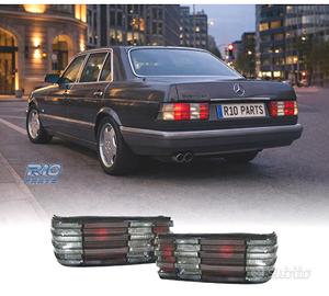FANALI MERCEDES CLASSE S W126 80-91 CRISTALLO CROM