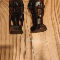 Statuette africane in legno 