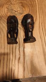 Statuette africane in legno 