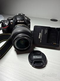 Nikon D3200 Reflex + obiettivo 18-55mm fotocamera