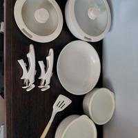 set pentole con manici intercambiabili 
