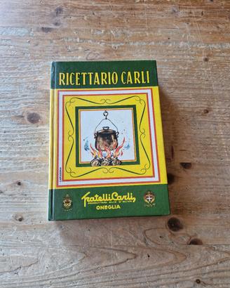Ricettario Carli vintage 1977