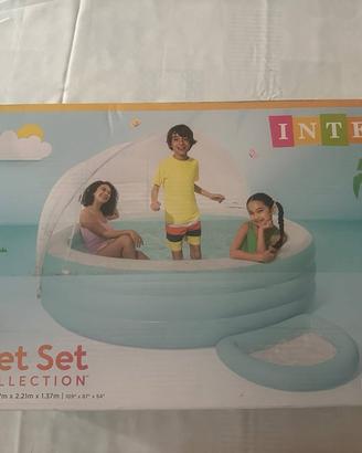 Intex 57195NP Piscina Gonfiabile con Parasole