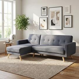 Divano Letto Penisola Chaise Longue Metalfranchi