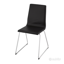 4 Sedie Nere IKEA LILLÅNÄS