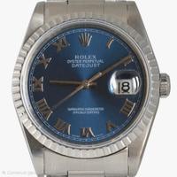 Rolex Datejust 16220 blu romano