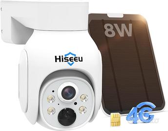 Hiseeu 3G/4G LTE Telecamera da Esterno con Scheda