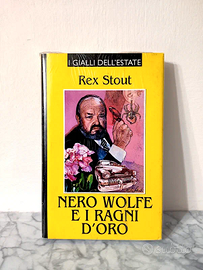Libro Nero Wolfe e i ragni d'oro Rex Stout