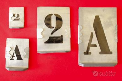 STAMPI TRAFORATI ALFANUMERICI