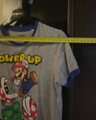 Maglietta bambino, Super Mario, taglia 10 anni