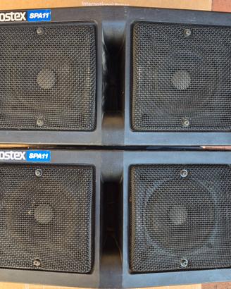 FOSTEX SPA11 coppia casse attive 100W revisionate