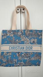 shopper Dior Dioriviera in tessuto 