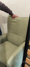 Poltrona relax con schienale reclinabile