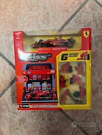 Bburago - 1/43 Ferrari F1 SF-24 Diorama Garage Pit