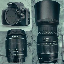 🔥Canon EOS 100D + 18-55 STM + Sigma 70-300 🔥