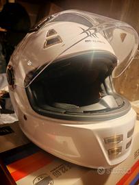 CASCO JARAMA MT HELMETS TG XL BIANCO PERLA