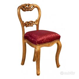 Sedia Luigi XVI in Faggio Dorato - Rapido Splendor