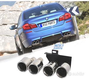TERMINALI SCARICO BMW F10 F11 F12 F13 10- IN ACCIA