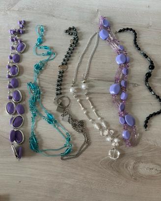 Set collane bari colori e modelli