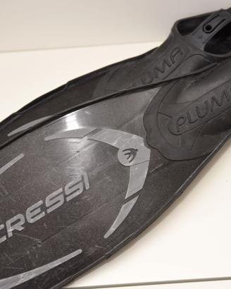 Pinne Snorkeling Cressi Pluma FINS Black/Silver 43