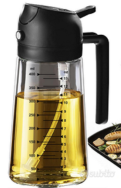 Dosatore Olio 2 in 1  Oliera Spray per Cucina