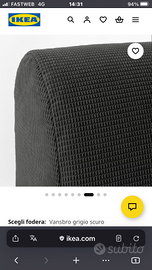 Divano letto IKEA LYCKSELE LÖVÅS 2 posti