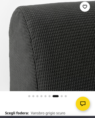 Divano letto IKEA LYCKSELE LÖVÅS 2 posti