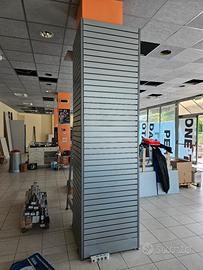 Rivestimento colonna con struttura dogata