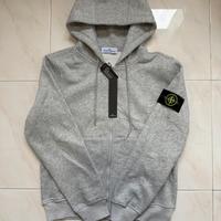 Felpa Stone Island Zip Grigia