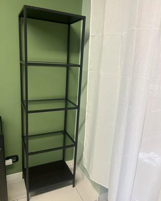 Scaffale IKEA VITTSJÖ - vetro e metallo mero