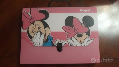Valigetta porta progetti album minnie bambina