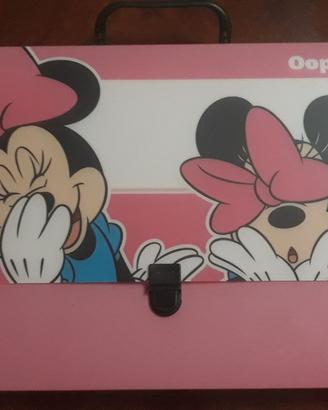Valigetta porta progetti album minnie bambina