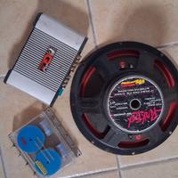 Subwoofer ,crossover e amplificatore